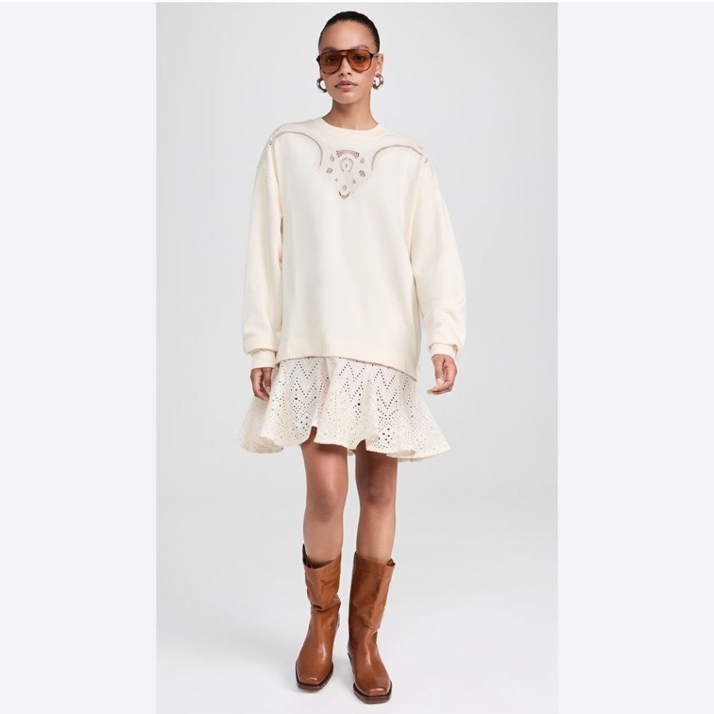 Free People Prairie Sweatshirt Dress in size Medium
